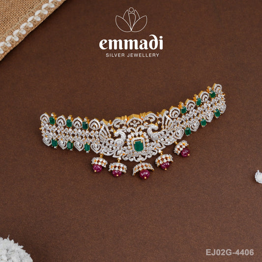 Barisha Premium Cz Green Choker