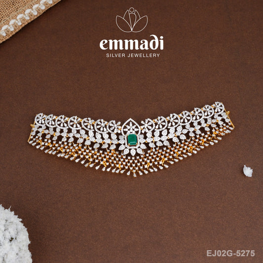 Candaka Premium Cz Green Choker