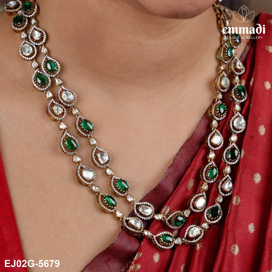 Ereshva Victorian Green Necklace
