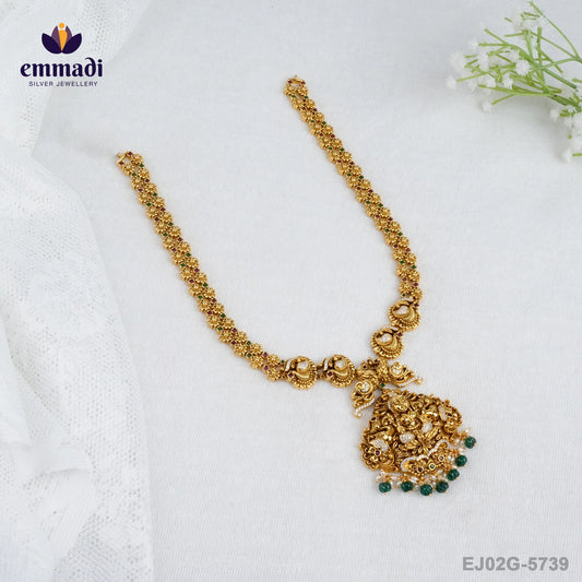 Gunitha Premium Antique Multi Long Necklace
