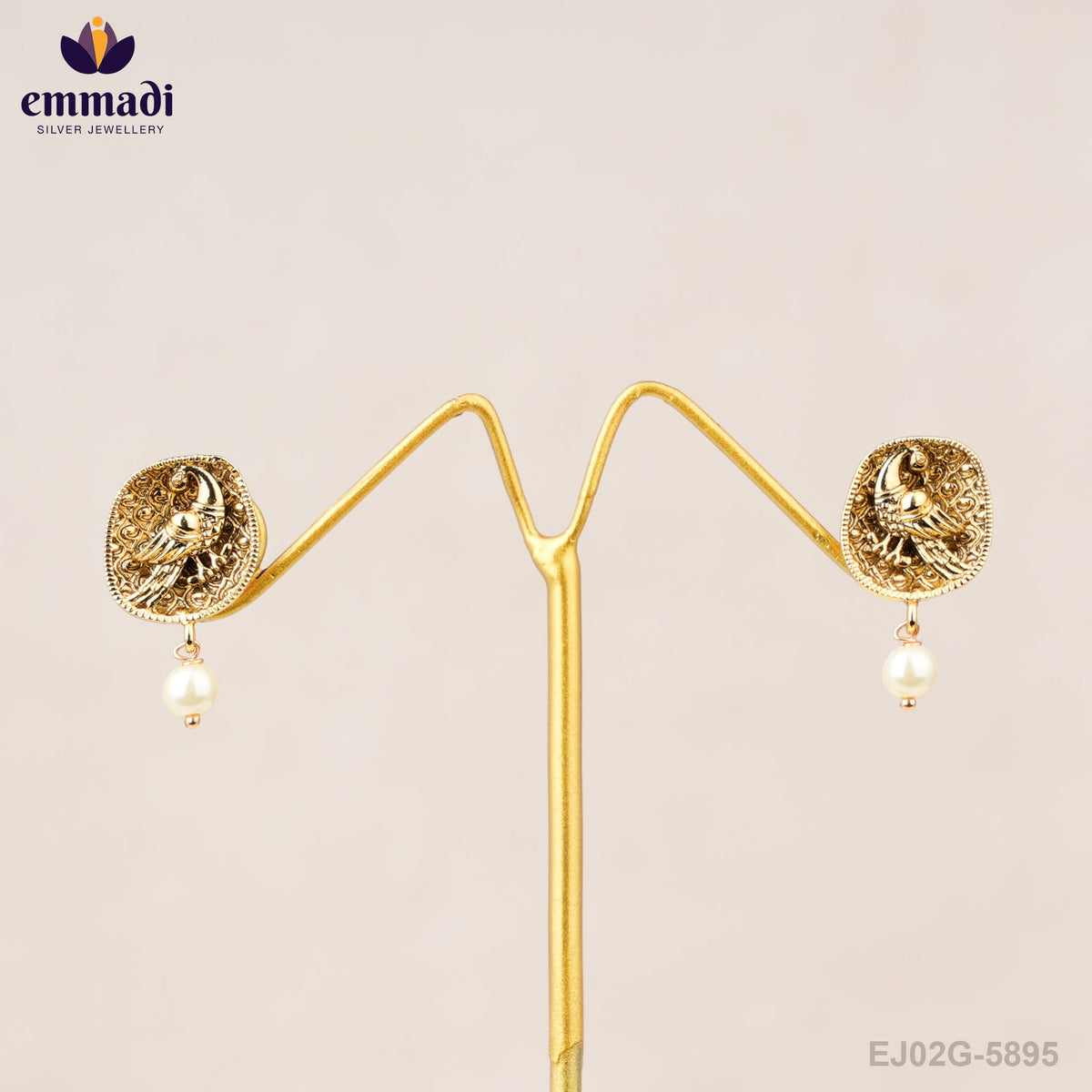 Shanti's Premium Antique NA Studs: Exquisite Indian Jewelry Collection