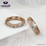 Kanjika Victorian Green Bangles