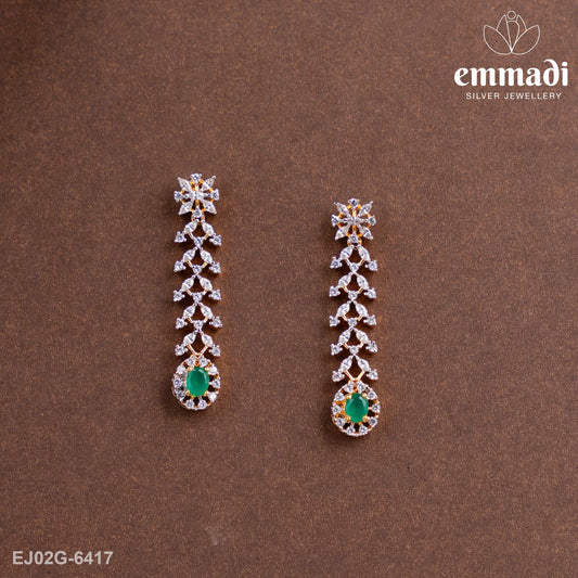 Kimatra Cz Green Hangings