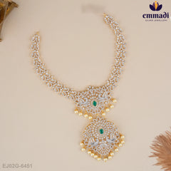 Laranya Laabha Premium Cz Necklace and Hangings