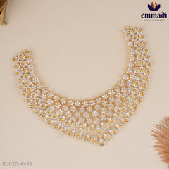 Latavya Premium Cz White Necklace