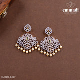 Chaitanya Elegant Green CZ Hangings