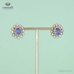 Aakriti Exquisite Blue Victorian Studs