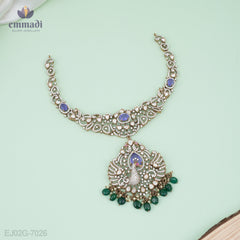 Aarini Exquisite Multi-Color Victorian Necklace