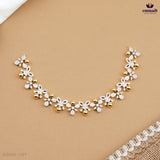 KAVISHA & LAVIKA Premium White CZ Jewelry Set