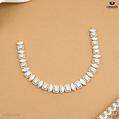 NAYRA Premium White CZ Necklace