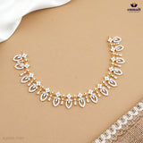 Elegant CZ Necklace and Exquisite Premium Silver Hangings