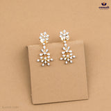 Elegant White CZ Necklace and Hangings by TANIRIKA and TISHA