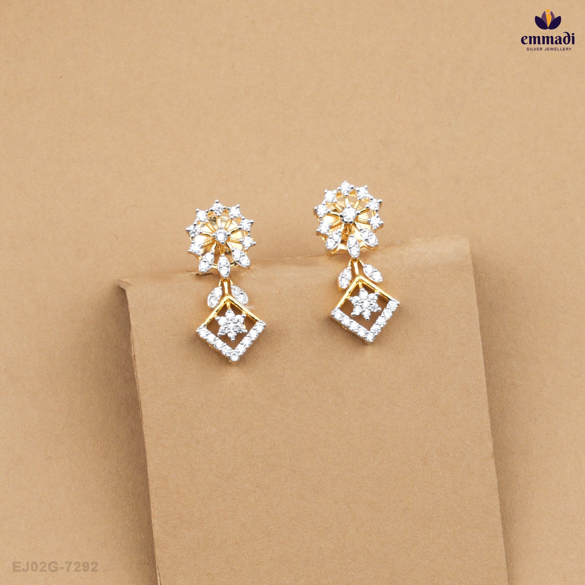 ISHWARIKA Exquisite Silver Hangings: Premium CZ