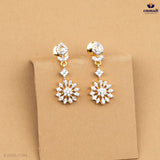 Madhumita Elegant CZ Necklace and Ragini Premium CZ Silver Hangings Decor