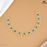 Amaya and Apoorva Exquisite Elegant CZ Necklace and Hangings