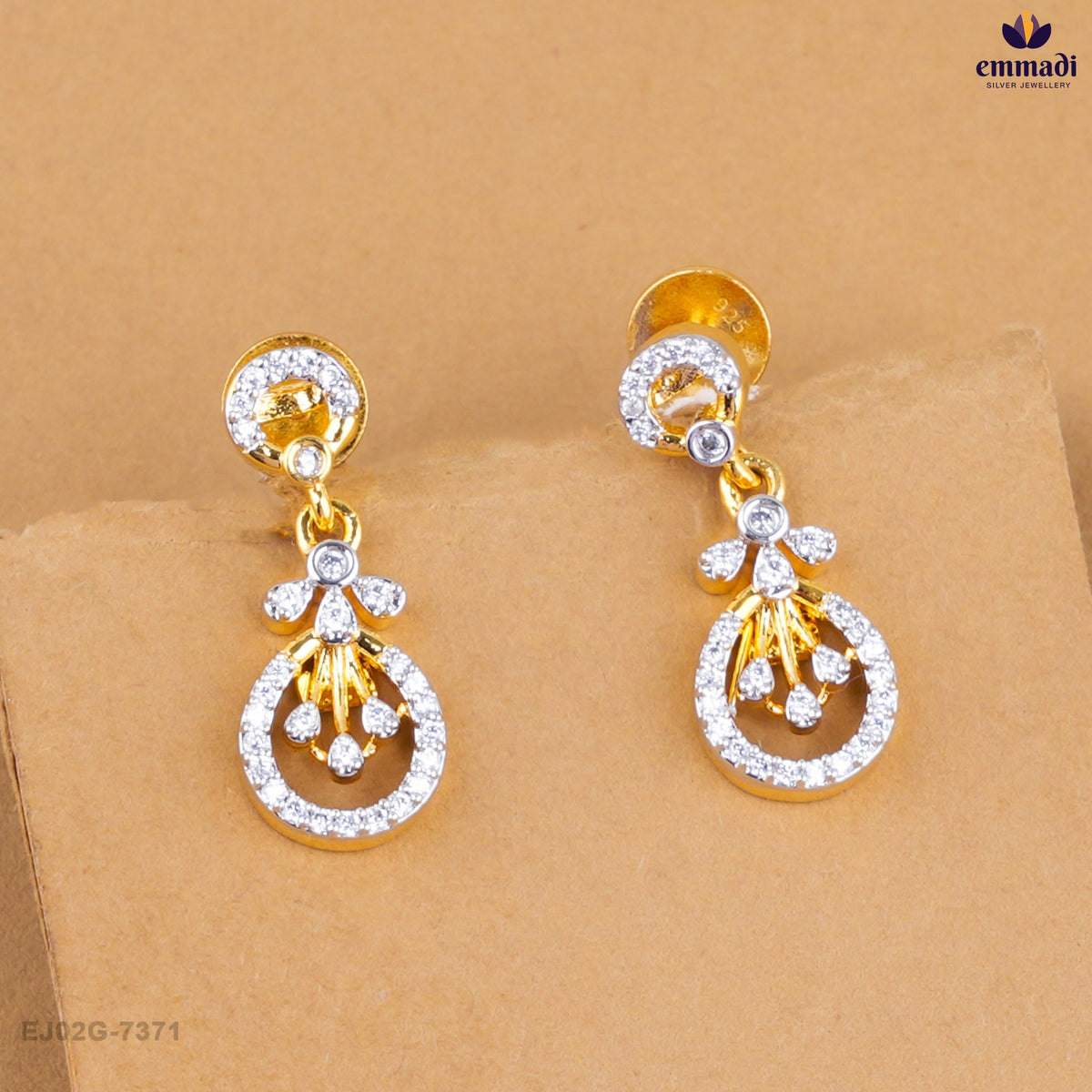 LALITA Exquisite Premium CZ White Hangings