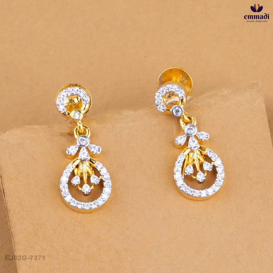 LALITA Exquisite Premium CZ White Hangings