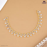Title: Parineeta Exquisite CZ White Necklace