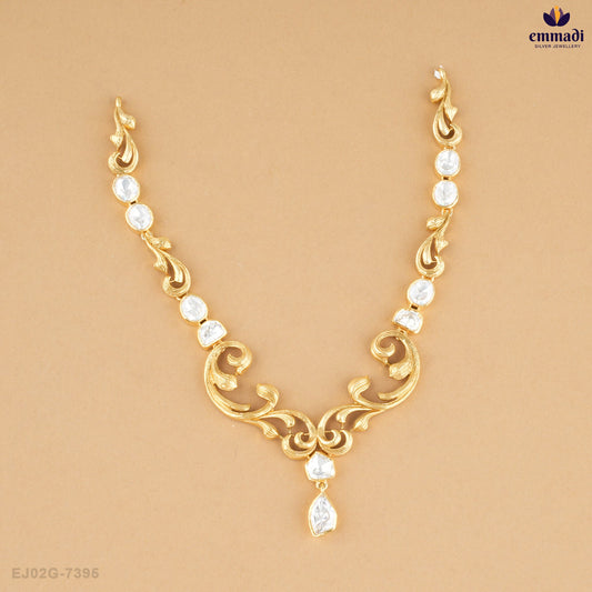 Achyuta Exquisite White Antique Necklace