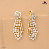 DEEPALAKSHMI Elegant White CZ Hangings