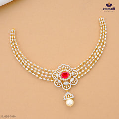 DEEPALEA Exquisite Red CZ Necklace
