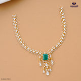 DEEPALEIGH Elegant Green Premium CZ Necklace