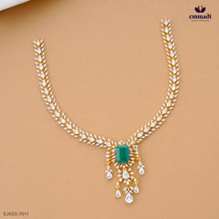 DEEPALEIGH Elegant Green Premium CZ Necklace