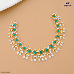 DEEPITHA Elegant Green Premium CZ Necklace