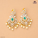 DEVASREE Luxury Green CZ Hangings