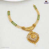 DEVU Premium Antique Green Necklace