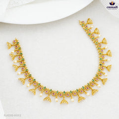 DHAKSHAYANEE Premium Antique Multi Necklace