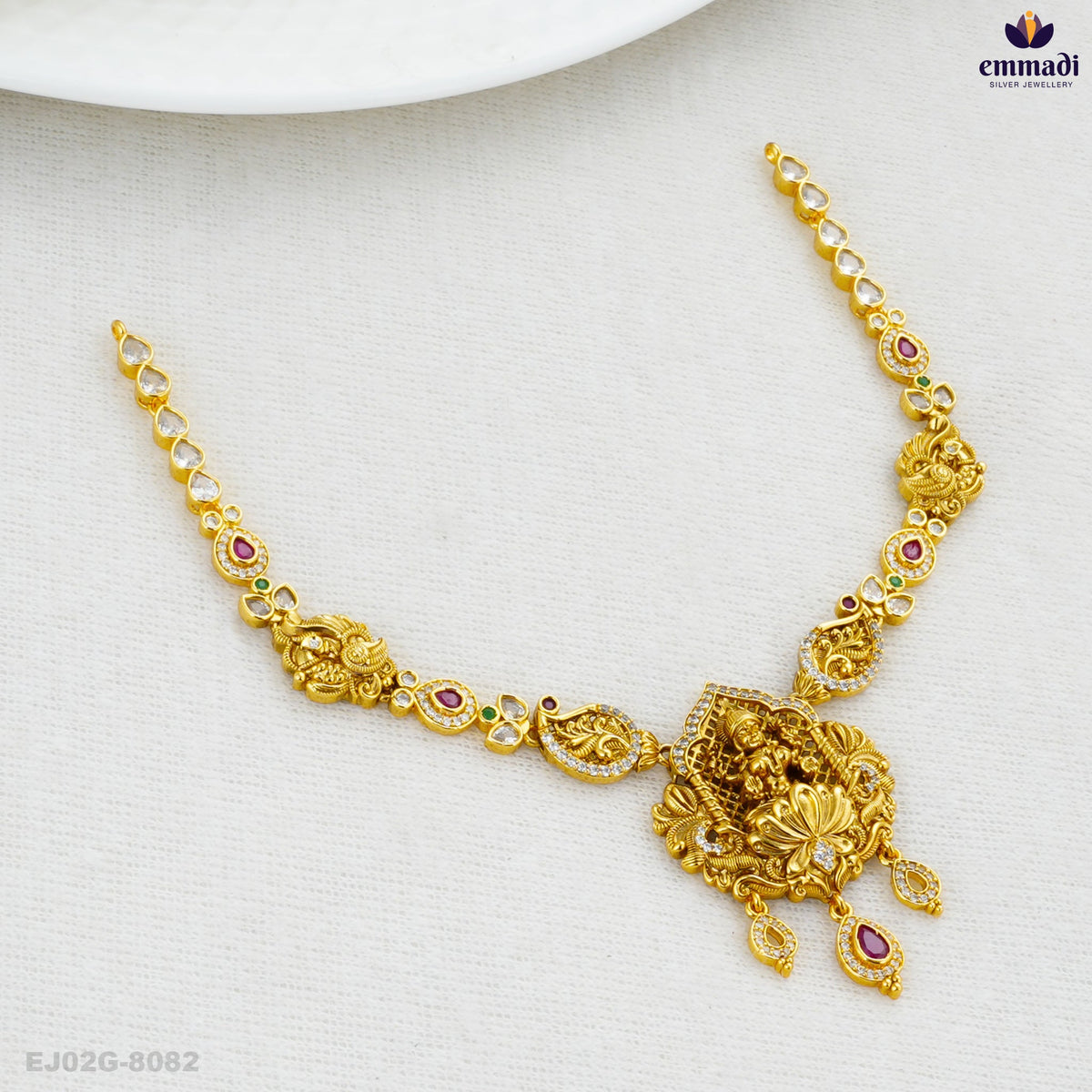 DHARANEY Exquisite Multi-Colored Antique Necklace