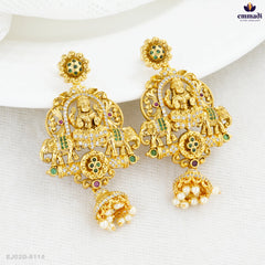 DIGAMBARI Premium Antique Green Hangings