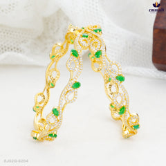 DYPALEE Premium Antique Green Bangles