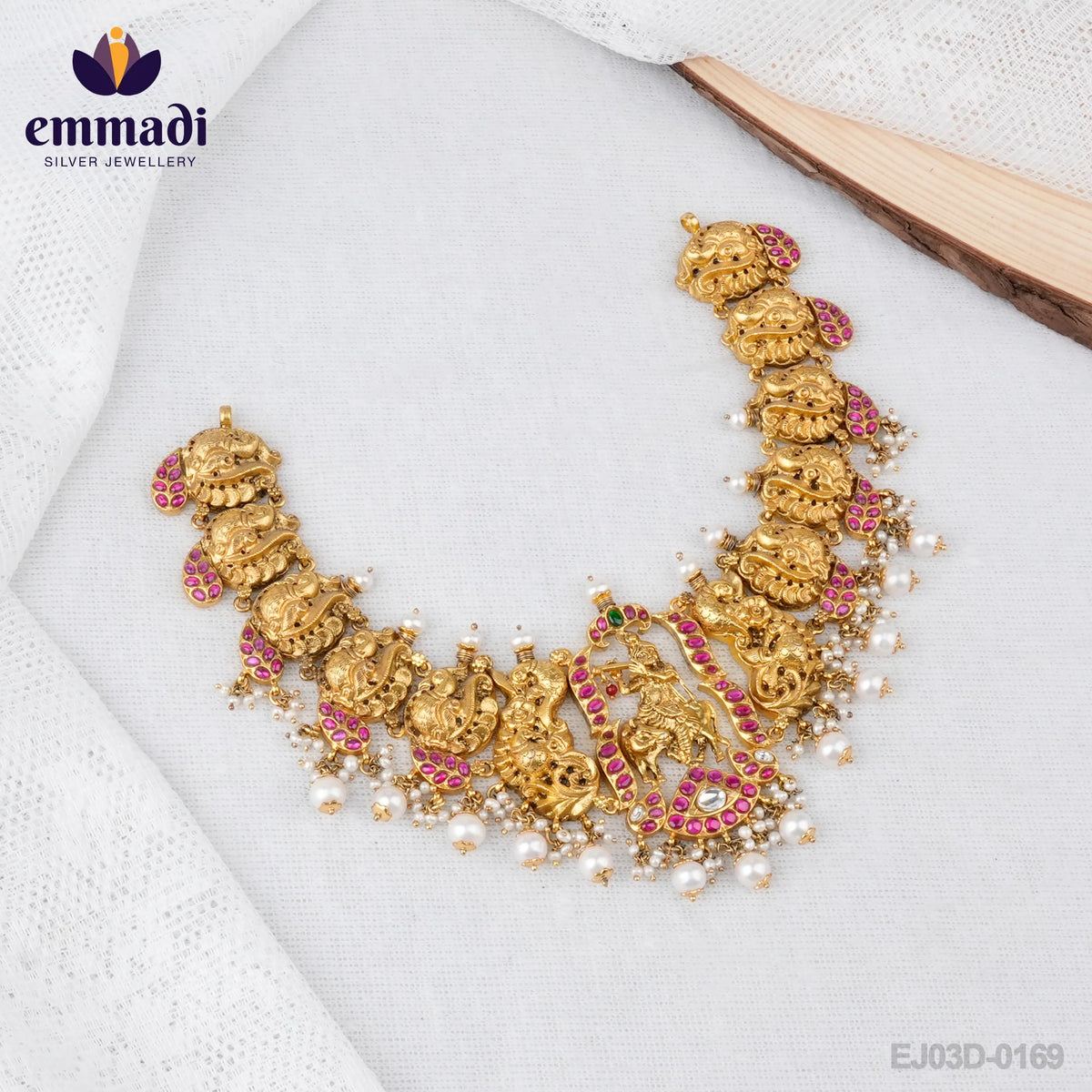 Rani's Kundan Nakshi Multi Necklace Collection