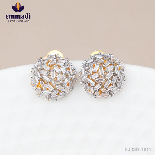 Matisha Stone White Studs