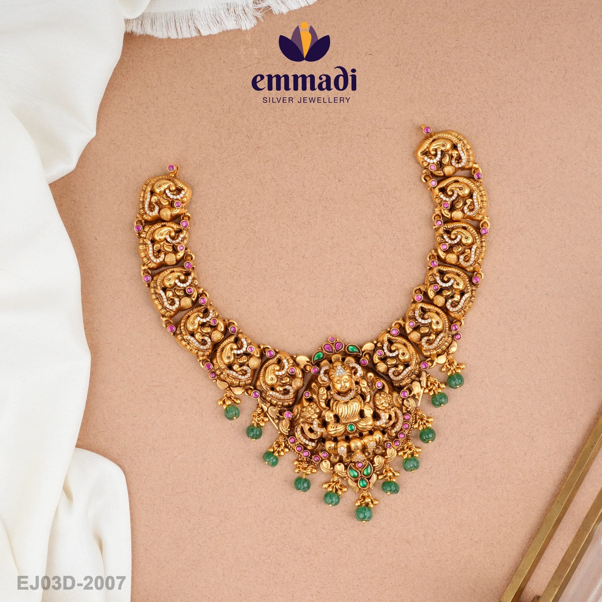 Mayukha Kundan Nakshi Multi Necklace