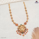 Beera Pagadam Long Necklace Nakshi Pink