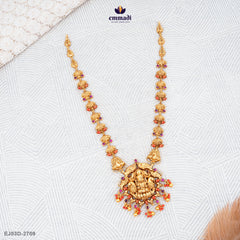 Beena Pagadam Long Necklace Nakshi