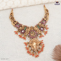 Arsi Pagadam: Kundan Nakshi Necklace