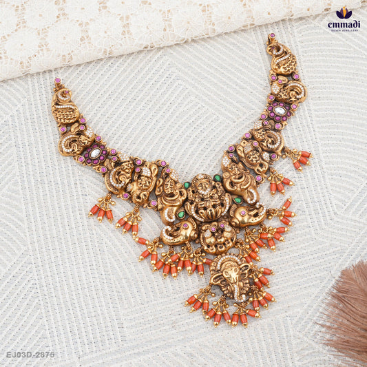 Archna's Captivating Kundan Nakshi Necklace