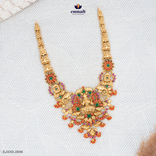 Anjli's Exquisite Nakshi Necklace and Laxmi Devi Silver Hangings Collection