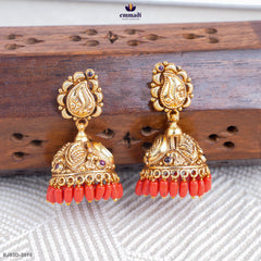 EDHA Elegant Pink Nakshi Buttalu Jewelry
