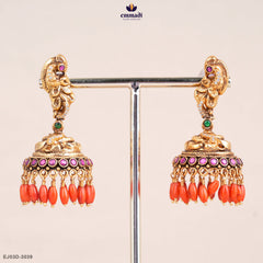 ELAVARASI Silver Jewellery Buttalu Kundan Nakshi