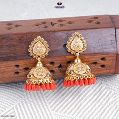 ELILI Exquisite Green Buttalus and Nakshi Jewellery