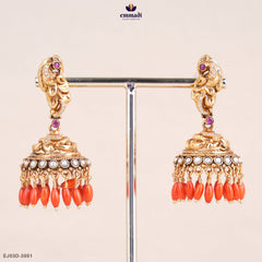 ESWARI Silver Jewellery Buttalus & Kundan Nakshi