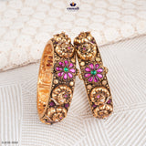 ETHAHA Elegant Multi-Colored Kundan Bangles