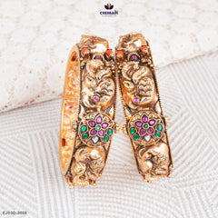 ETI Exquisite Multi-Colour Kundan Nakshi Bangles