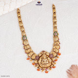 GAMYA Exquisite Nakshi Long Necklace