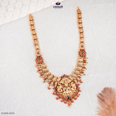 GANAVI Elegant Long Necklace in Multi